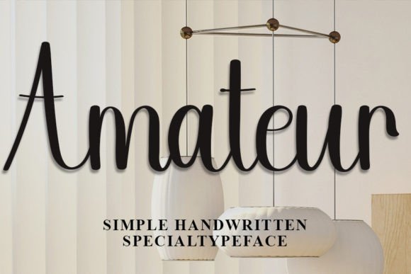 Amateur: A Friendly Font for Business