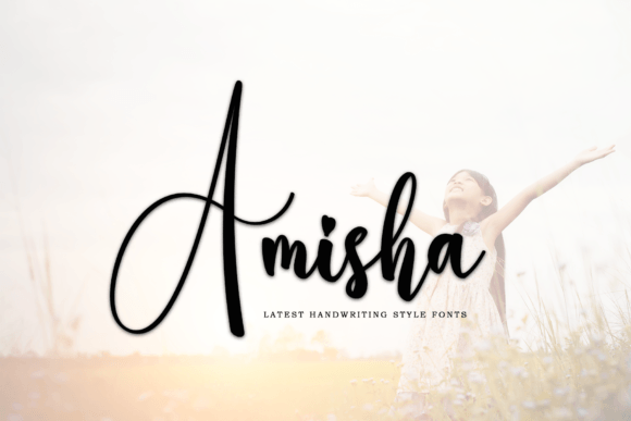 Amisha: A Beautiful Handwritten Font for Your Business