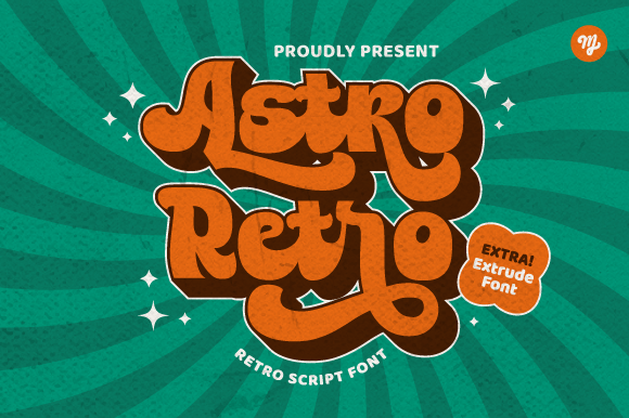 Astro Retro: A Bold Script Font for Impactful Campaigns