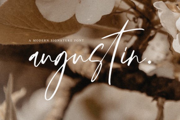 Augustin: A Script Font for Creative Campaigns