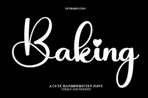 Baking Font: Elegant Script for Digital Marketing