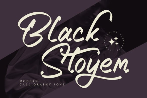 Black Stoyem Font for Web Design