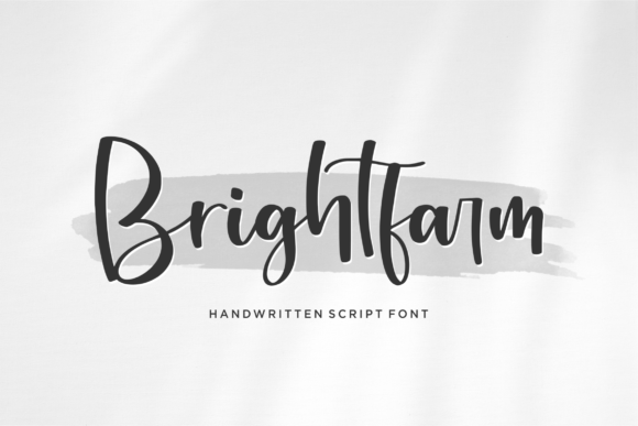 Brightfarm: A Handwritten Font for Editorial Design