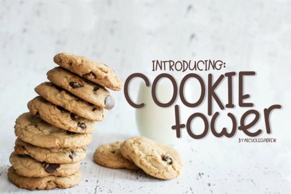 Cookie Tower Font: Sweet Design Touch