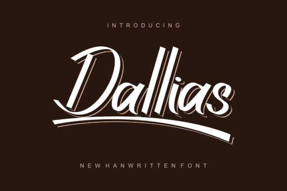 Dallias: A Handwritten Font for Elegant Design
