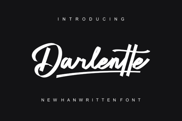 Darlentte: A Handwritten Font for Elegant Design