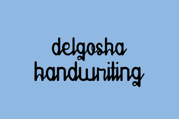 Delgosha: A Fun Handwritten Font for Web Design