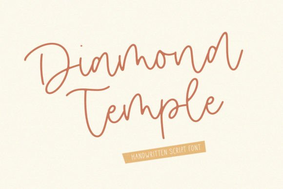 Diamond Temple Font for Creative Projects