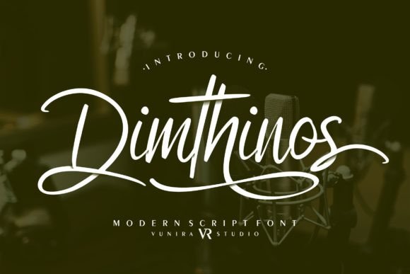 Dimthinos: A Script Font for Real Projects
