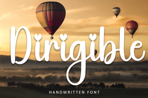 Dirigible Font: Elegant Script for Editorial Design