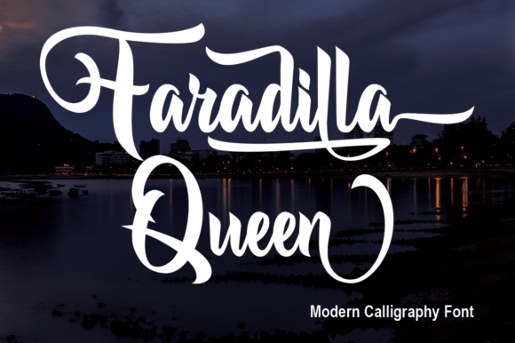 Faradilla Queen Font for Web Design