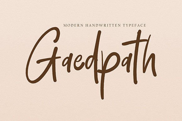 Gaedpath: A Dazzling Script Font
