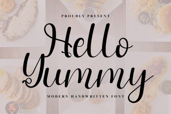 Hello Yummy Font: Elegant Script for Branding
