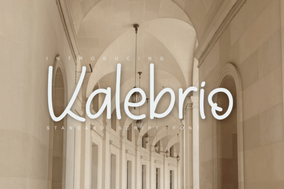 Kalebrio: A Friendly Handwritten Font