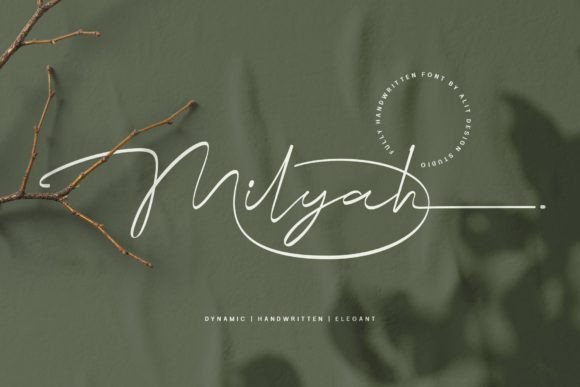 Milyah: A Stylish Script Font for Web Design