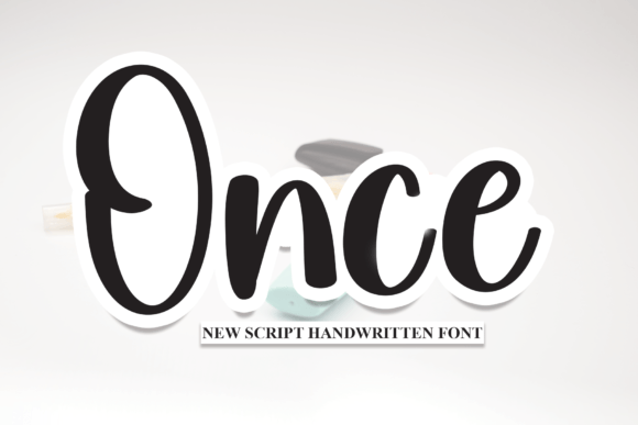 Once Font: Elegant Script for Web Design