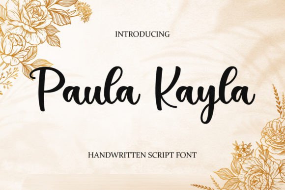 Paula Kayla: A Handwritten Font for Creative Makers