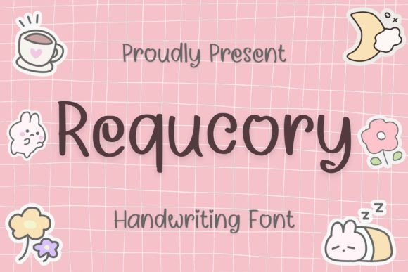 Requcory: A Handwritten Font for Editorial Magic