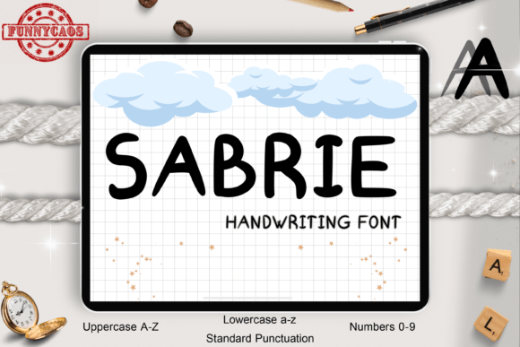 Sabrie: A Handwritten Font for Creative Publishing