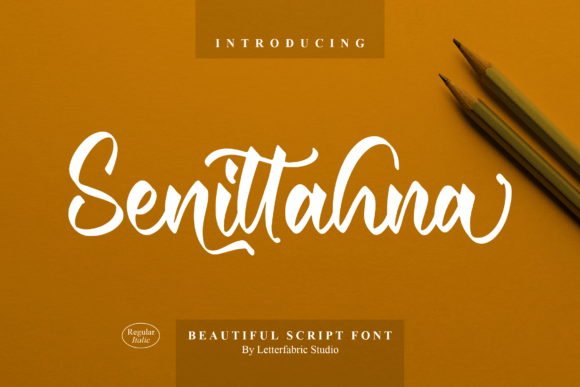Senittahna: A Graceful Script Font