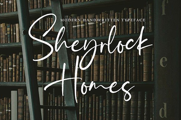 Sheyrlock Homes: A Stylish Script Font