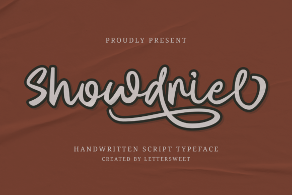 Showdriel: A Romantic Script Font