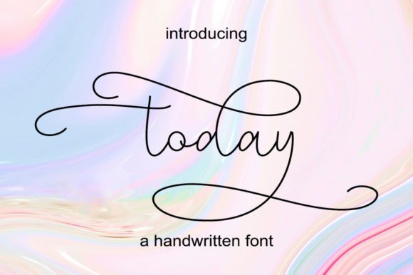 Today: A Handwritten Font for Creative Projects