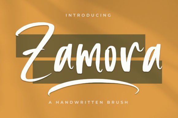 Zamora: A Handwritten Font for Web Design